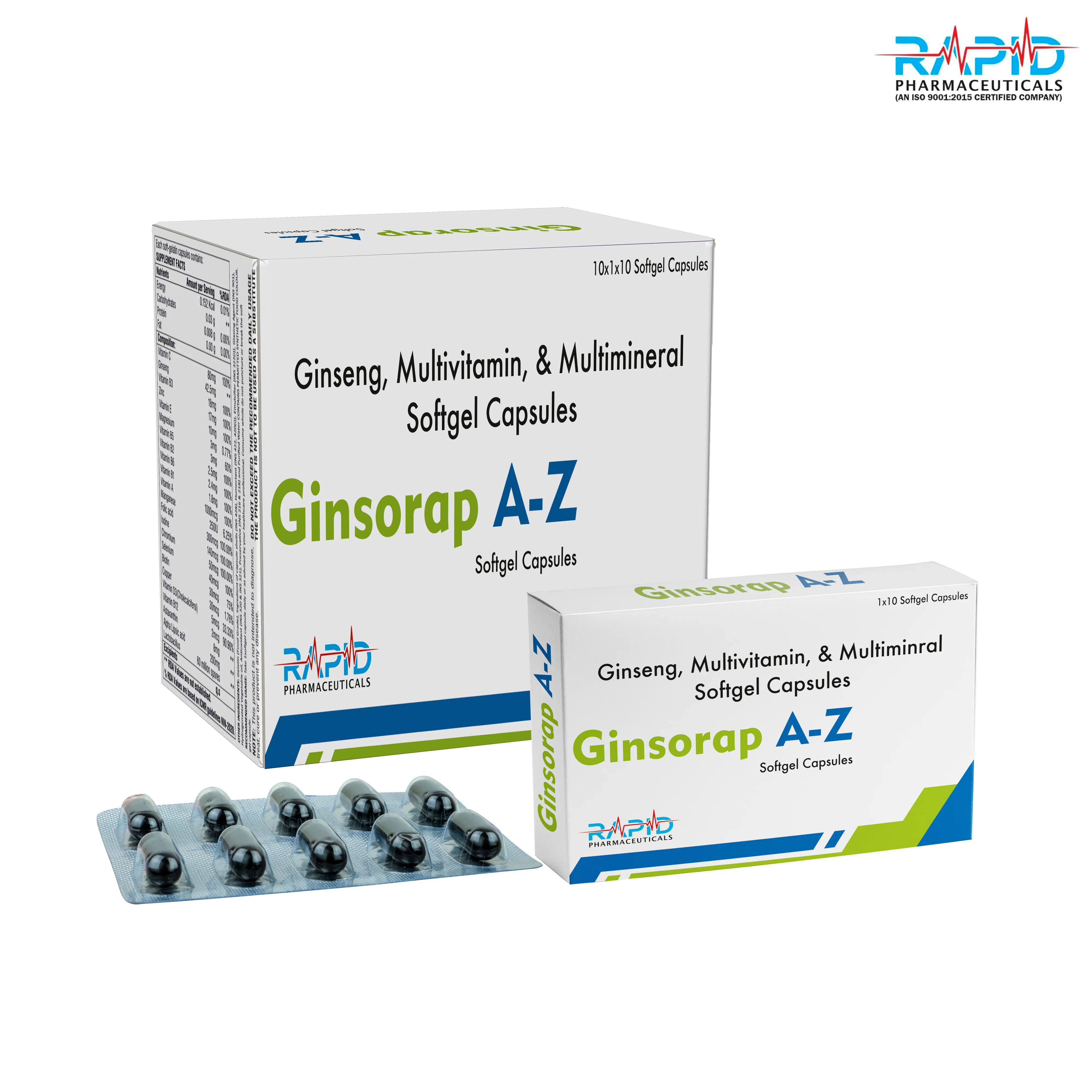 GINSORAP A-Z Multivitamin Mineral Probiotic Capsule
